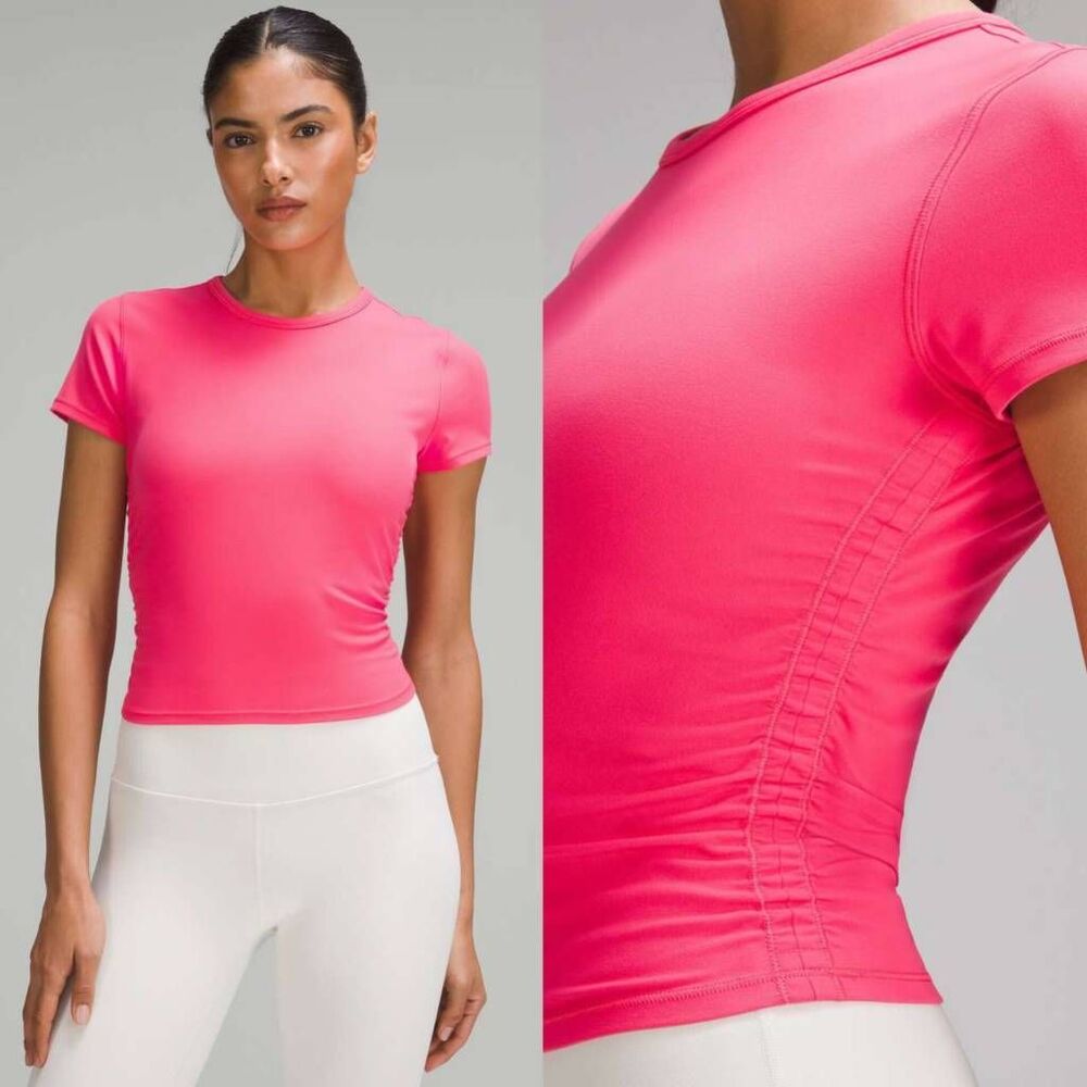 Lululemon All It Takes Short-Sleeve Shirt Nulu Lip Gloss 6